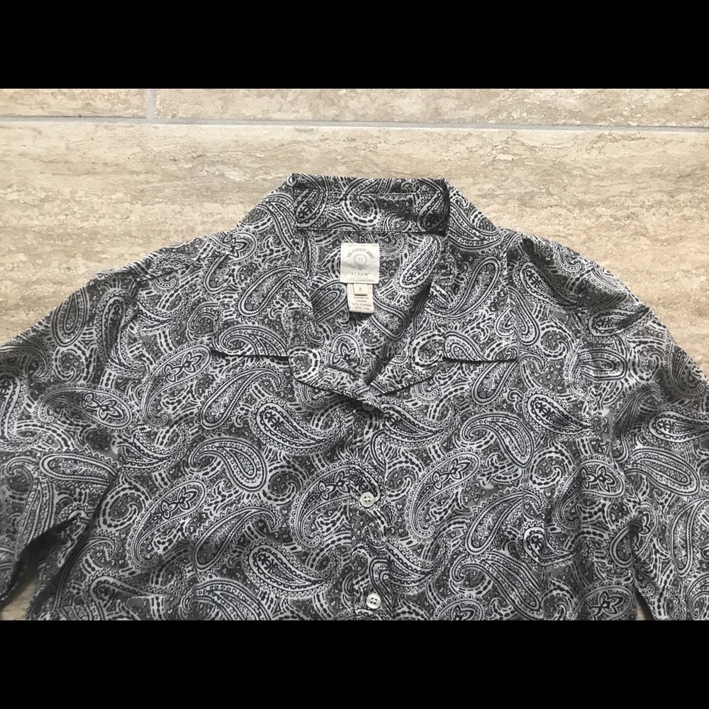 J Crew Button Down Boyfriend Shirt